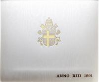 Watykan (Państwo Kościelne), zestaw rocznikowy, 1991 (XIII rok pontyfikatu)