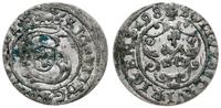 szeląg 1598, Ryga, resztki grynszpanu na monecie