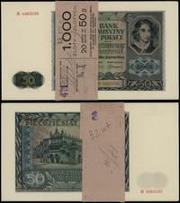zestaw: 20 x 50 złotych 1.08.1941, seria B, cało