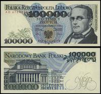 100.000 złotych 1.02.1990, seria AD, numeracja 6
