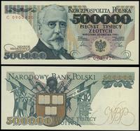 500.000 złotych 20.04.1990, seria C, numeracja 0