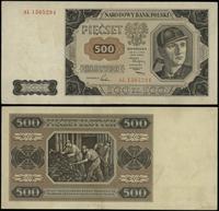500 złotych 1.07.1948, seria AL, numeracja 13052