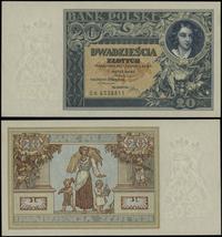 20 złotych 20.06.1931, seria DH, numeracja 65388