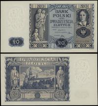20 złotych 11.11.1936, seria AH, numeracja 13142