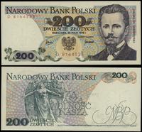 200 złotych 25.05.1976, seria D, numeracja 81645