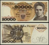 20.000 złotych 1.02.1989, seria A, numeracja 328