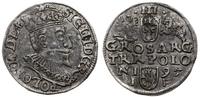 trojak 1595, Olkusz, trójnoga strzała za koroną,