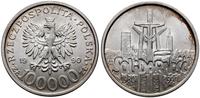 100.000 złotych 1990, USA, "duża Solidarność " /