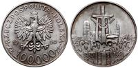 100.000 złotych 1990, USA, "duża Solidarność " /