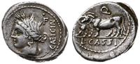denar 102 pne, Rzym, Aw: Popiersie Ceres w prawo