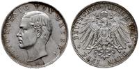 3 marki 1910 D, Monachium, miejscowa patyna na a