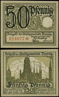 50 fenigów 15.04.1919, numeracja 124677, druk zi