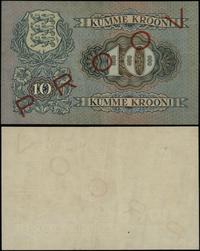 strona odwrotna banknotu o nominale 10 koron 192