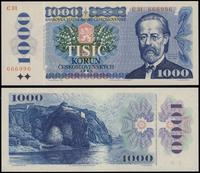 1.000 koron 1985, seria C31, numeracja 666996, p