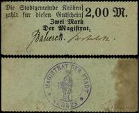 2 marki bez daty (1914), złamane w pionie, zapla