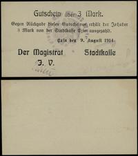 Wielkopolska, 3 marki, 9.09.1914