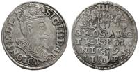 trojak 1595, Olkusz, odmiana bez znaku na awersi