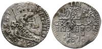 trojak 1601, Lublin, małe popiersie, kryza karbo