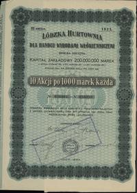 Polska, 10 akcji po 1.000 marek, 29.01.1921