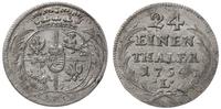 Polska, grosz (1/24 talara), 1754 L
