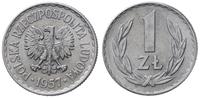 1 złoty 1957, Warszawa, poszukiwany, rzadki rocz