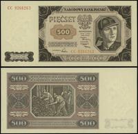 500 złotych 1.07.1948, seria CC, numeracja 92662