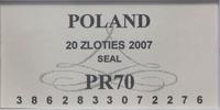 Polska, 20 złotych, 2007