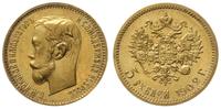 5 rubli 1902 (АР), Petersburg, złoto próby '900'