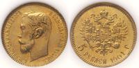 5 rubli 1901, Petersburg, złoto próby '900', 4.3