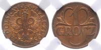 1 grosz 1938, Warszawa, wyśmienita moneta z natu