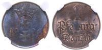 1 fenig 1926, Berlin, patyna, piękna moneta w pu