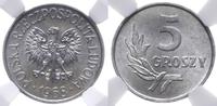 5 groszy 1968, Warszawa, wyśmienita moneta w pud