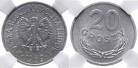 20 groszy 1969, Warszawa, wyśmienita moneta w pu
