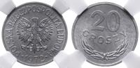 20 groszy 1972, Warszawa, wyśmienita moneta w pu