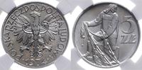 5 złotych 1974, Warszawa, Rybak, piękna moneta w