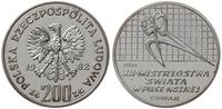 200 złotych 1982, Warszawa, XII Mistrzostwa Świa