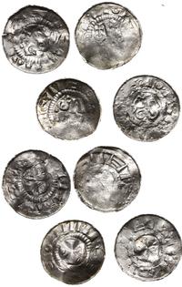 zestaw 4 denarów krzyżowych X/XI w., herb Szelig
