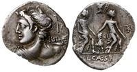 denar 112-111 pne, Rzym, Aw: Popiersie młodego V