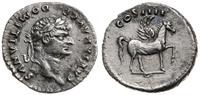 denar 76-77, Rzym, Aw: Głowa cesarza w wieńcu la