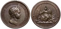 Francja, medal ze suity królewskiej - Ludwik XIV, XIX w