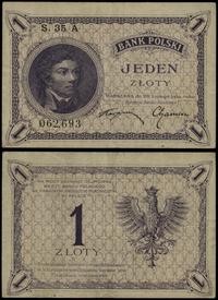 1 złoty 28.02.1919, seria 35 A, numeracja 062693