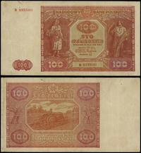 100 złotych 15.05.1946, seria B, numeracja 83330