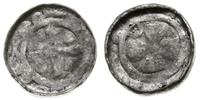 denar krzyżowy II poł. XI w, Aw: Krzyż grecki, k