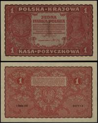1 marka polska 23.08.1919, seria I-AC, numeracja