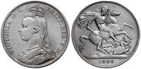 korona 1890, Londyn, srebro 27.83 g, czyszczone,