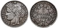 5 franków 1850 A, Paryż, typ Ceres, popiersie au