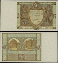 50 złotych 1.09.1929, seria EV, numeracja 624283