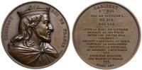Francja, medal z serii władcy Francji - Chlotar II, 1840