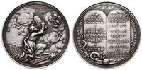 Niemcy, medal Mojżesz i 10 przykazań, ok. 1720