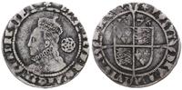 6 pensów 1576, Aw: Popiersie władczyni w lewo, z